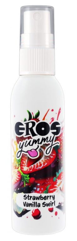 Оральный спрей Eros Yummy Strawberry Vanilla Swirl - клубника-ваниль, 50 мл - Eros