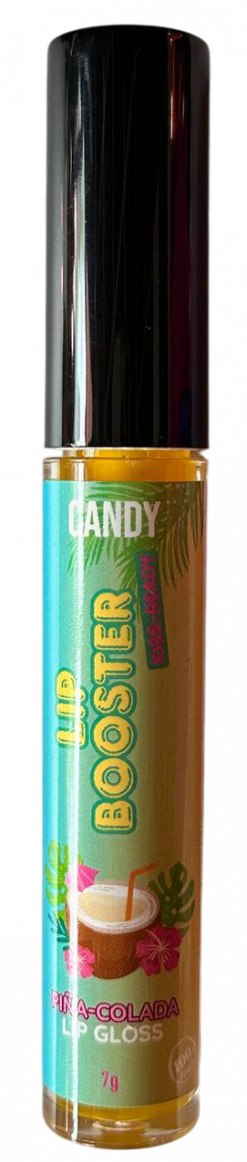 Блеск для губ с эффектом вибрации Candy Lip Booster - Пина Колада, 7 мл - Candy
