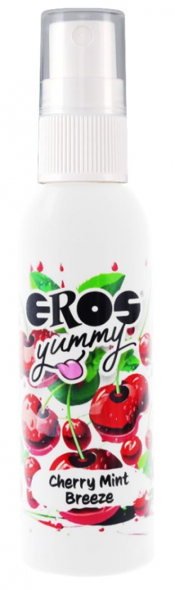 Оральный спрей Eros Yummy Cherry Mint Breeze - вишня-мята, 50 мл - Eros
