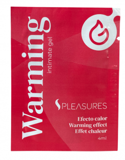 Лубрикант с согревающим эффектом S Pleasures Warming Intimate Gel, 4 мл - S Pleasures