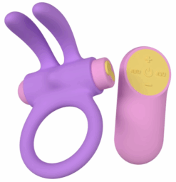 Виброкольцо для члена Party Color Toys Riny, фиолетовое - Party Color Toys