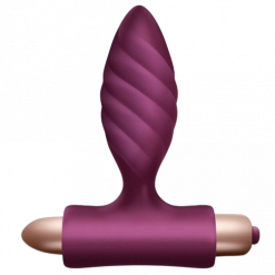 Анальная пробка с вибрацией Rocks-Off Climaximum Oryx, фиолетовая - Rocks-Off