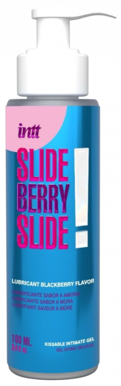 Оральный лубрикант Intt Slide Berry Slide Blackberry - ежевика, 100 мл - Intt