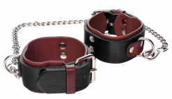 Фиксаторы для рук Whips Collection Leather Handcuffs For Her, черные - Whips Collection