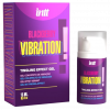 Збудливий гель з ефектом вібрації Intt Vibration Blackberry Tingling Effect Gel - ожина, 15 мл - Intt