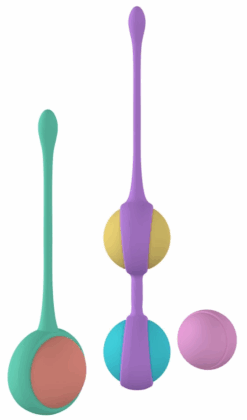 Набор вагинальных шариков Party Color Toys Boly, радужный - Party Color Toys