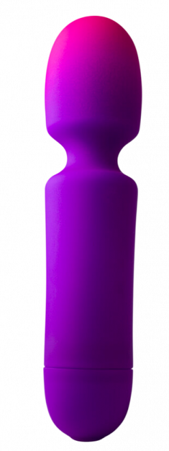 Универсальный вибромассажер Rocks-Off Glo-Girl Wand, фиолетово-розовый - Rocks-Off