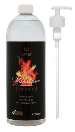 Лубрикант с согревающим эффектом Vibratissimo Prickelnd, 1000 мл - Amor