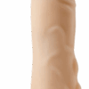 Насадка на пенис Virgite Sleeves Realistic Sleeve Penis Sheath S9, телесная - Virgite