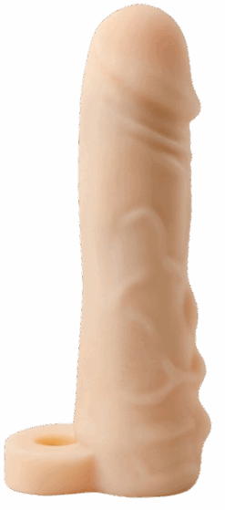 Насадка на пенис Virgite Sleeves Realistic Sleeve Penis Sheath S9, телесная - Virgite