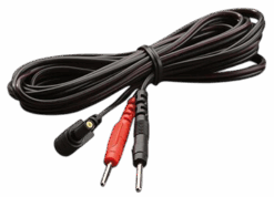 Кабель для электростимуляторов Mystim Electrode Cable Extra Robust 120мм, черный - Mystim