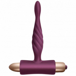 Анальная пробка с вибрацией Rocks-Off Climaximum Pharos, фиолетовая - Rocks-Off