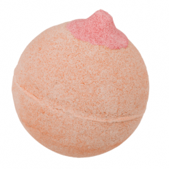 Бомбочка для ванны в виде груди Bath Bomb Boob - клубника, 180 г - Out of the blue