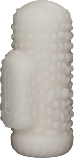 Мастурбатор с вибрацией Knights Ring Drip, белый - LoveToy