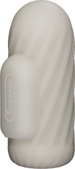 Мастурбатор с вибрацией Knights Ring Spiral, белый - LoveToy