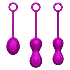 Набор вагинальных шариков Foxshow Kegel Balls Set, фиолетовый - GYQ
