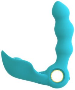 Вибростимулятор простаты Boss Series Angelo Male Prostate Triple Stimulation, бирюзовый - GYQ