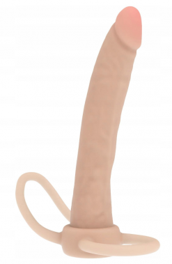 Анальная насадка Get Real Double Trouble Anal Penetrator, телесная - Toy Joy