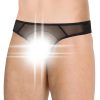 Трусы-стринги мужские Mens Briefs 4525, черные - SoftLine