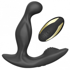 Вибростимулятор простаты c ротацией Prostate Massager Bat King, черный - GYQ