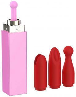 Клиторальный вибратор Xocoon Sealed With A Kiss Lipstick Vibe, красно-розовый - Scala